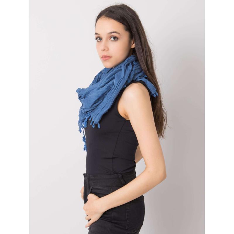 Női rojtos sál KENNEDI sötétkék