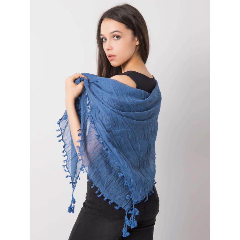 Női rojtos sál KENNEDI sötétkék