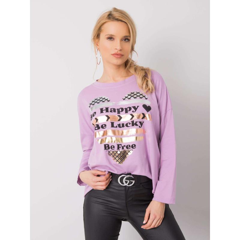 Dámská halenka s dlouhým rukávem MIRIANA fialová 