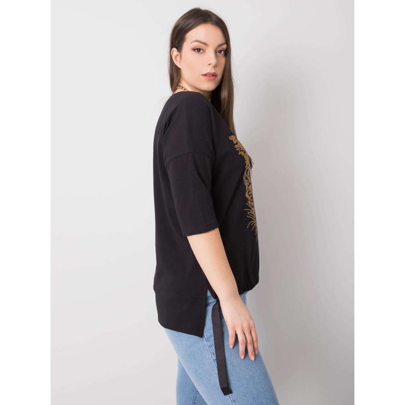 Dámská halenka plus size DARREN černá