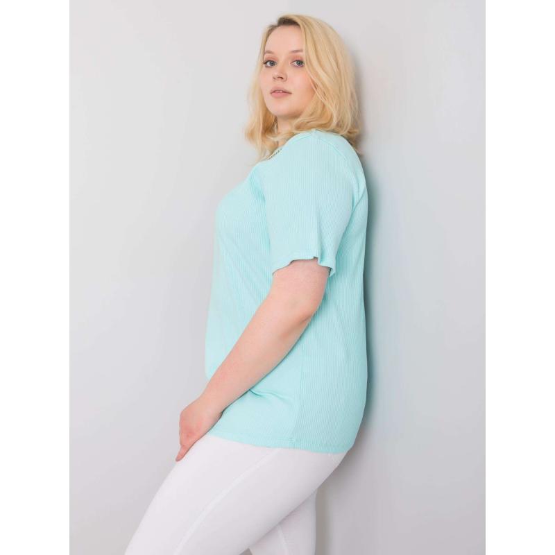 Női plus size blúz STELLA menta