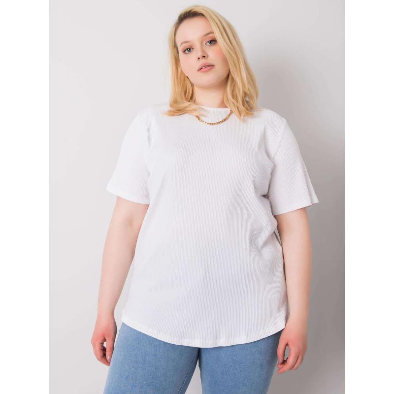 Női plus size blúz STELLA fehér