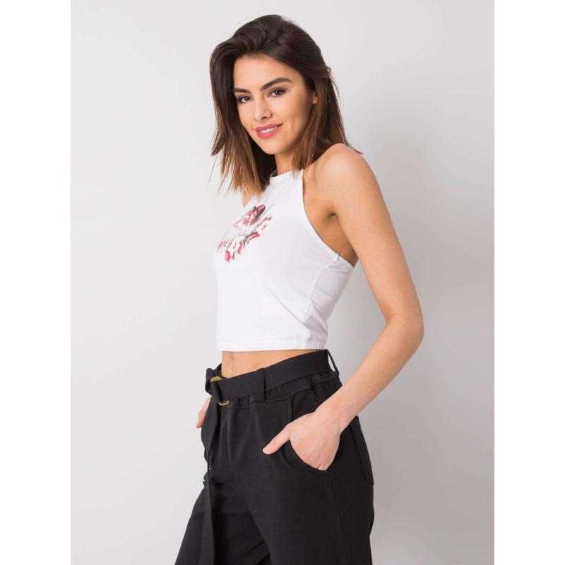 Dámský top s potiskem Debra RUE PARIS bílý 