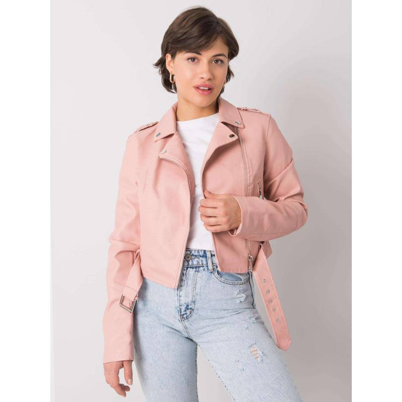 Női kabát BABETTE világos rózsaszín