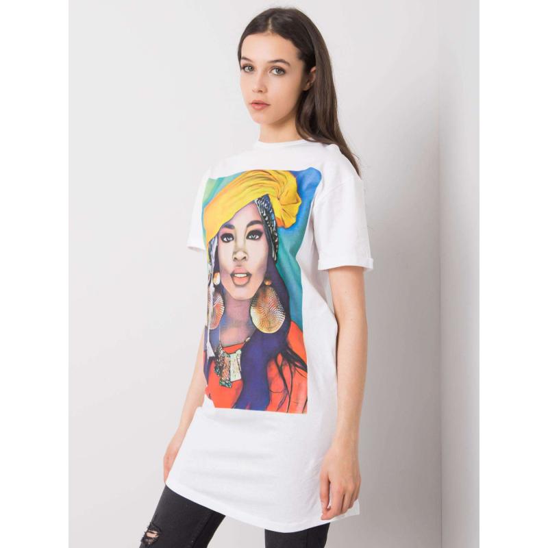 Dámská tunika s potiskem Dorothea SUBLEVEL bílá 