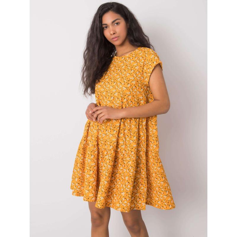 Dámské šaty oversize Eve STITCH & SOUL žluté  