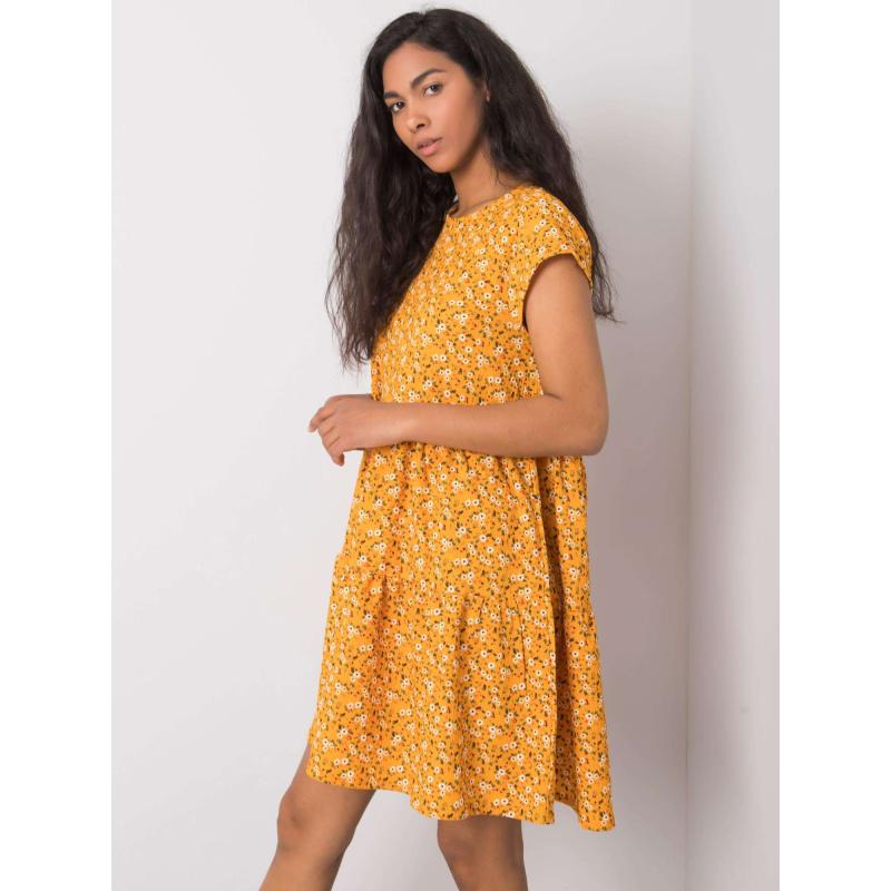 Dámské šaty oversize Eve STITCH & SOUL žluté  