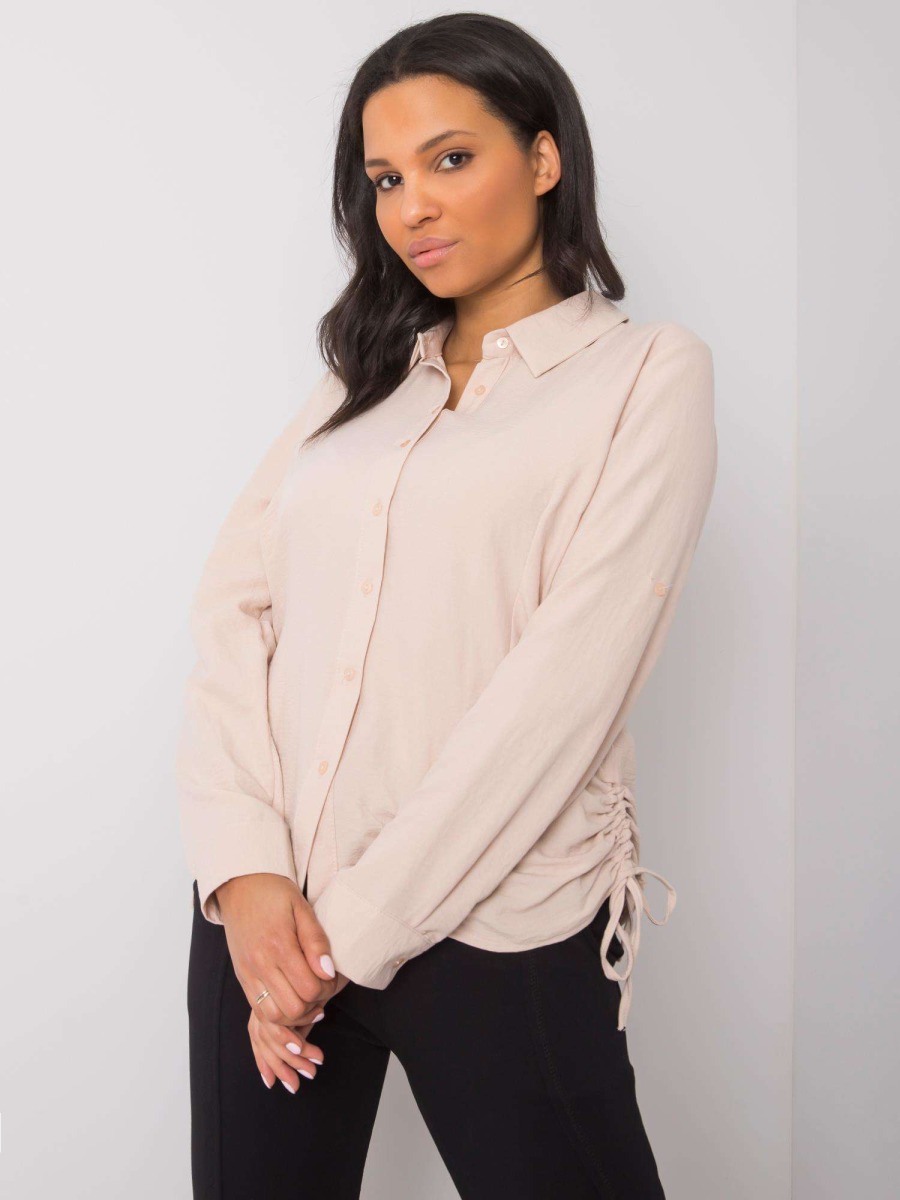 Dámske tričko Zayna RUE PARIS beige