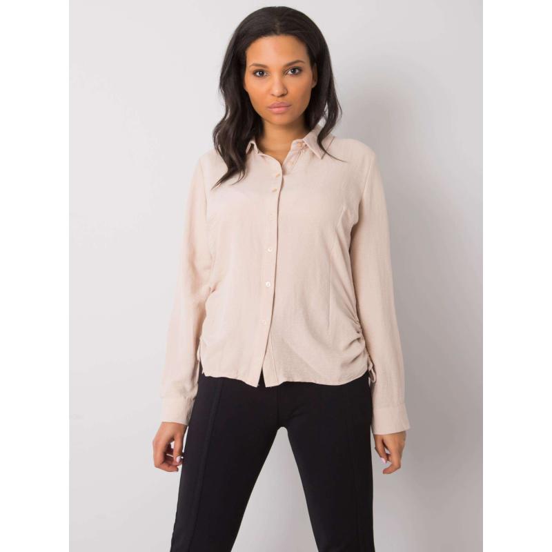 Dámská košile Zayna RUE PARIS béžová 