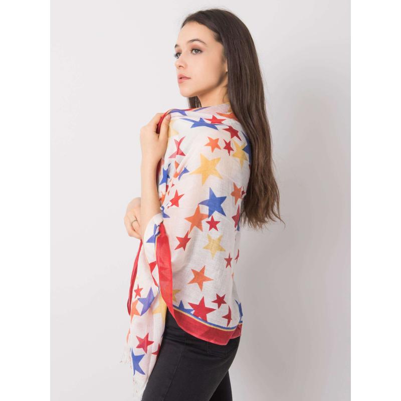 Dámska šatka s hviezdičkovou potlačou JULIUS červená