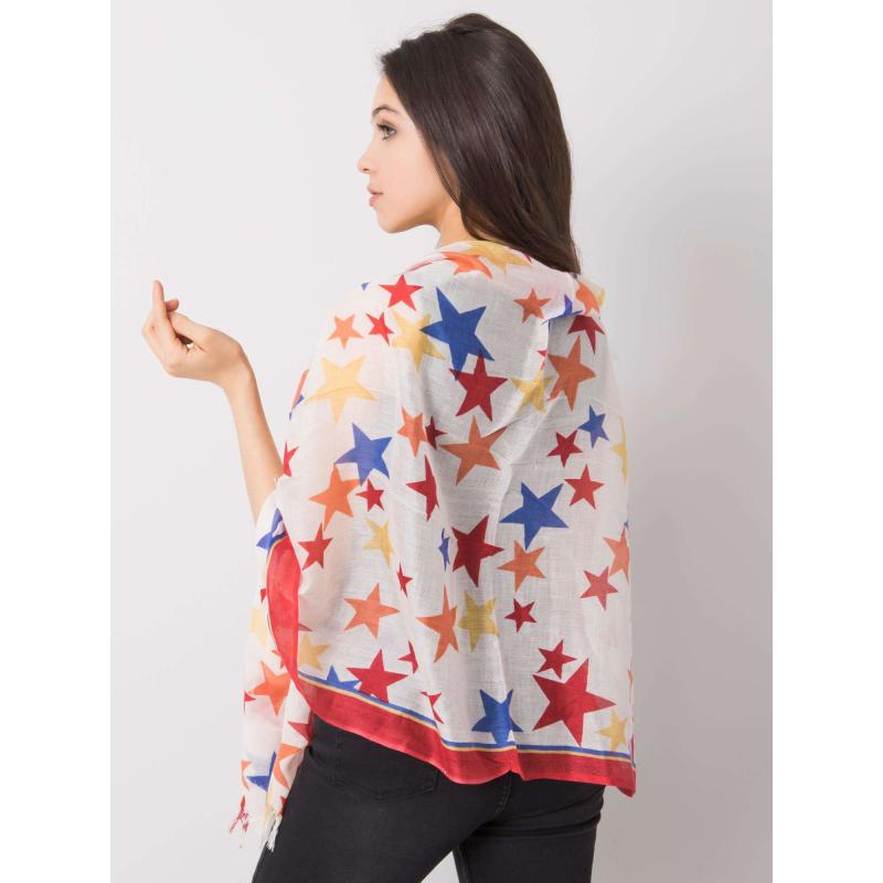 Dámska šatka s hviezdičkovou potlačou JULIUS červená