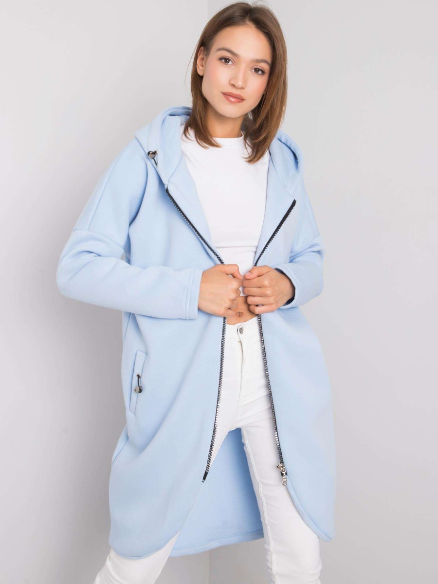 Dámska mikina Tina RUE PARIS light blue
