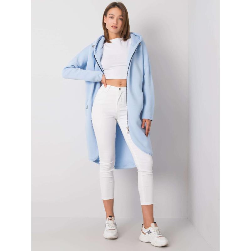 Dámska mikina Tina RUE PARIS light blue