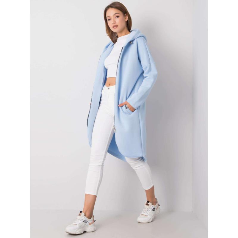 Dámska mikina Tina RUE PARIS light blue