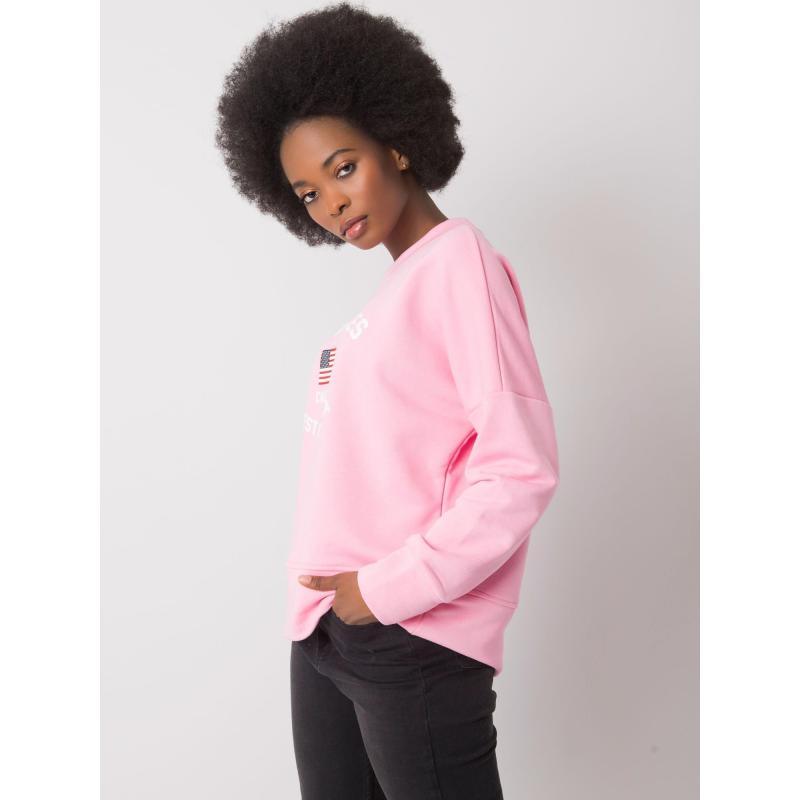 Dámská mikina s potiskem Loretta RUE PARIS růžová 