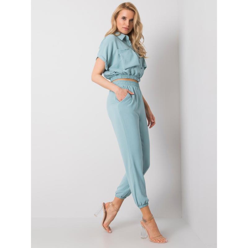 Dámský set Janis RUE PARIS modrý 