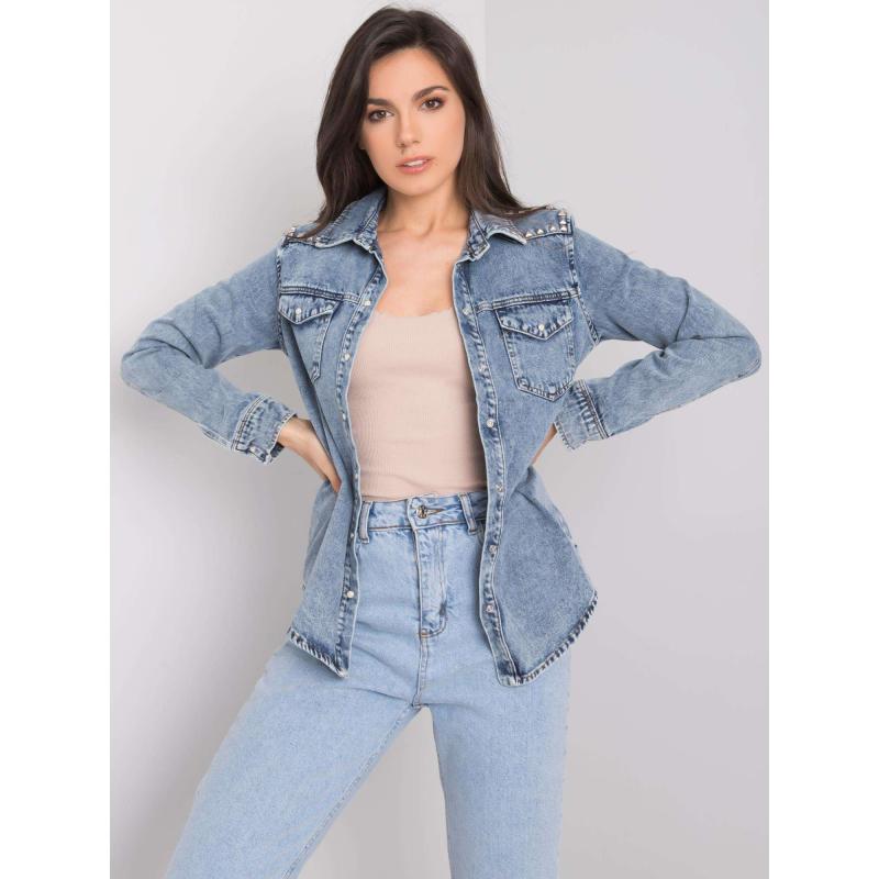 Női farmer ing ANNEKA kék