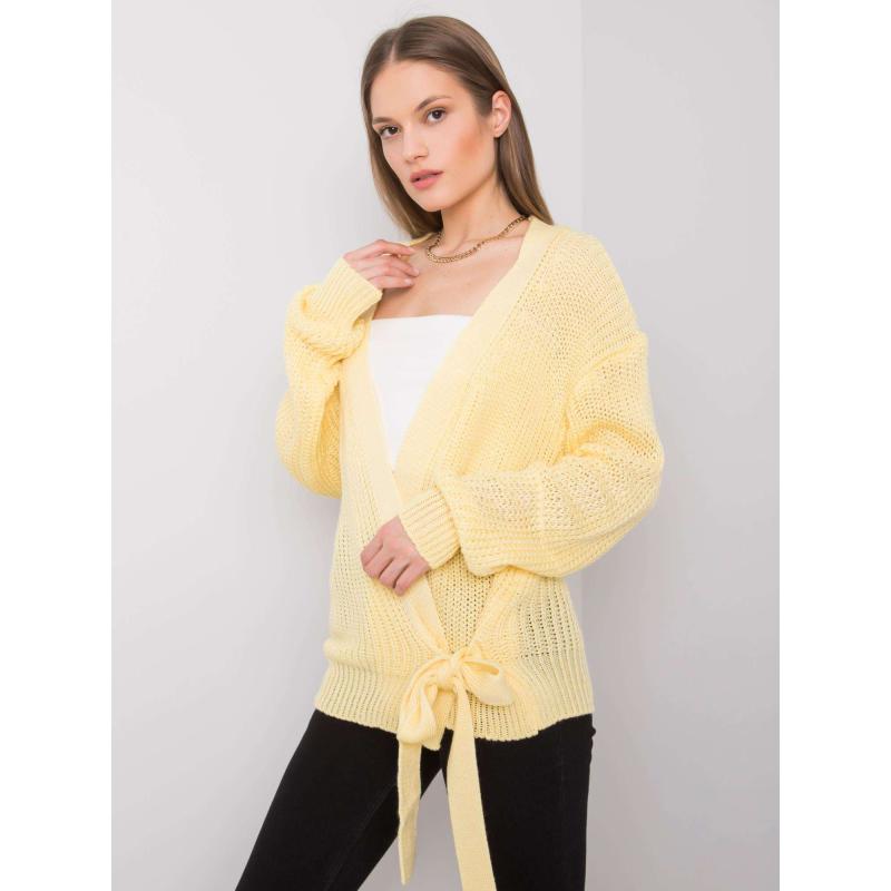Női pulóver Daisy RUE PARIS sárga