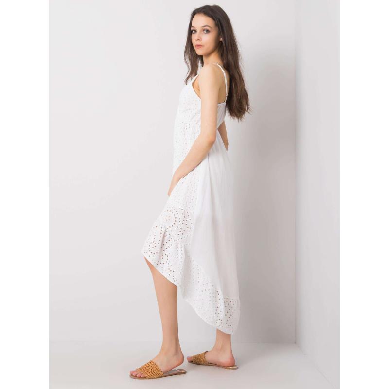 Női fodros ruha Clover OCH BELLA fehér