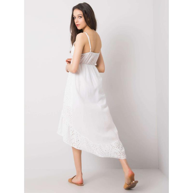 Női fodros ruha Clover OCH BELLA fehér