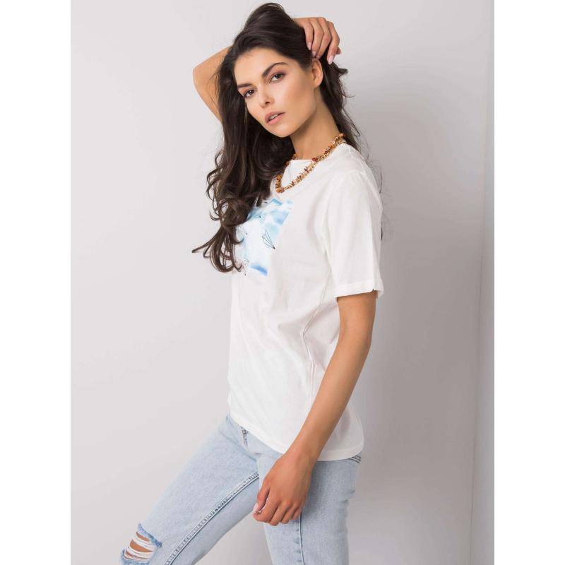 Dámské tričko s potiskem DAEL bílé 