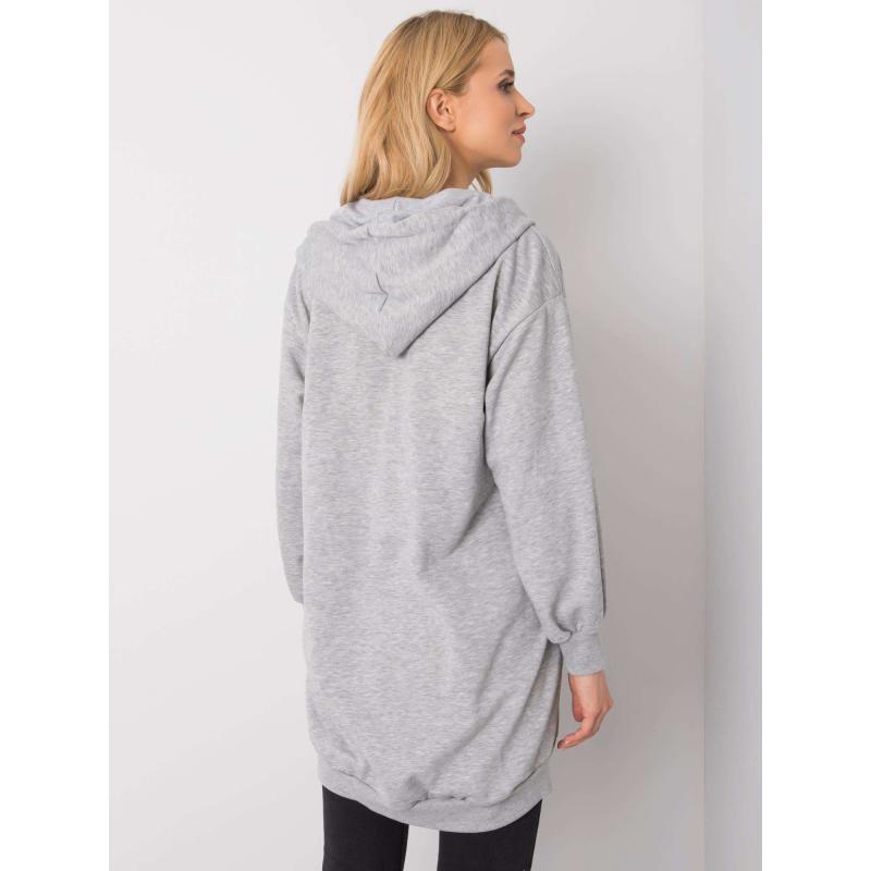 Dámská mikina s kapucí OLIVE šedá 
