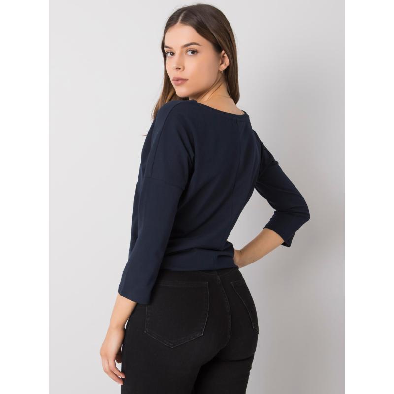 Dámská halenka s potiskem Rosita RUE PARIS námořnicky modrá 