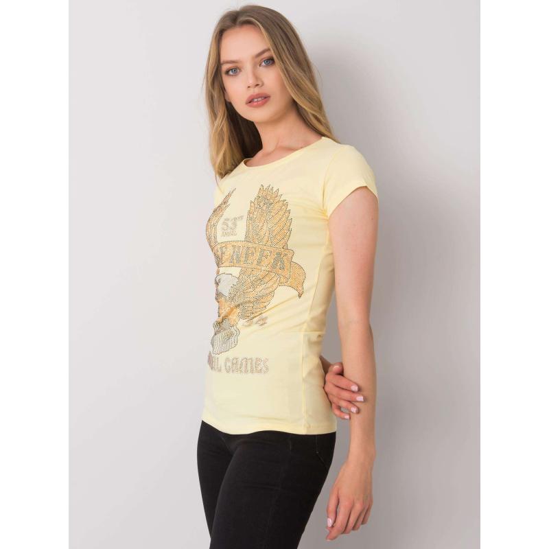 Dámské tričko HALEY světle žluté 