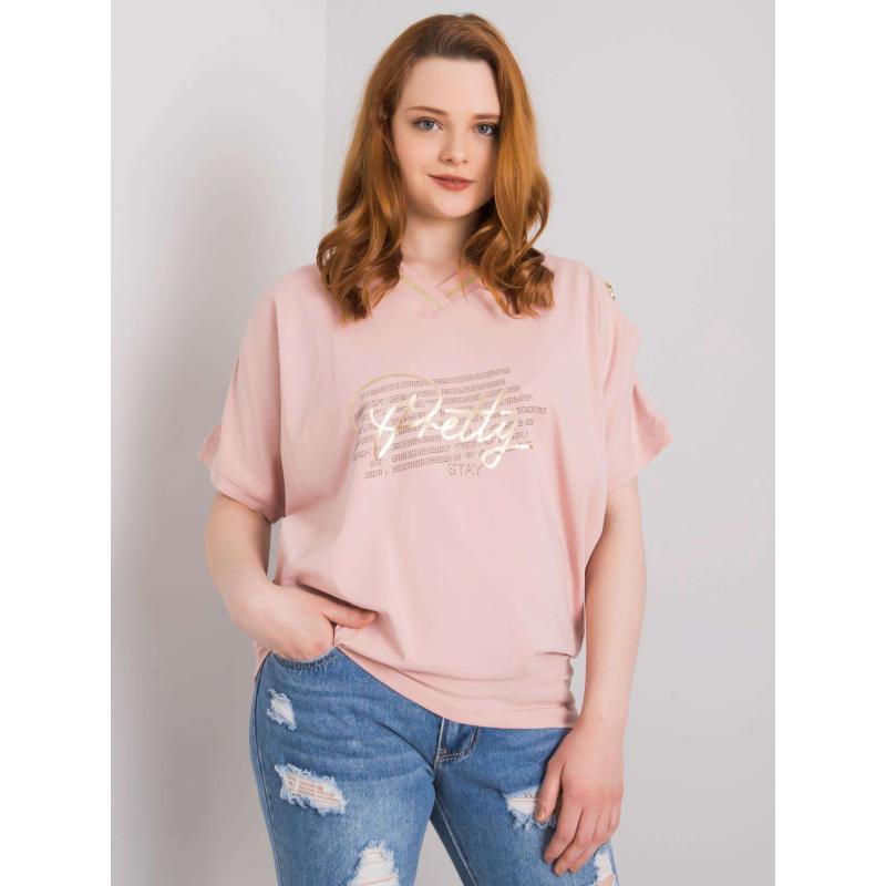 Női plus size blúz RICHELLE pink