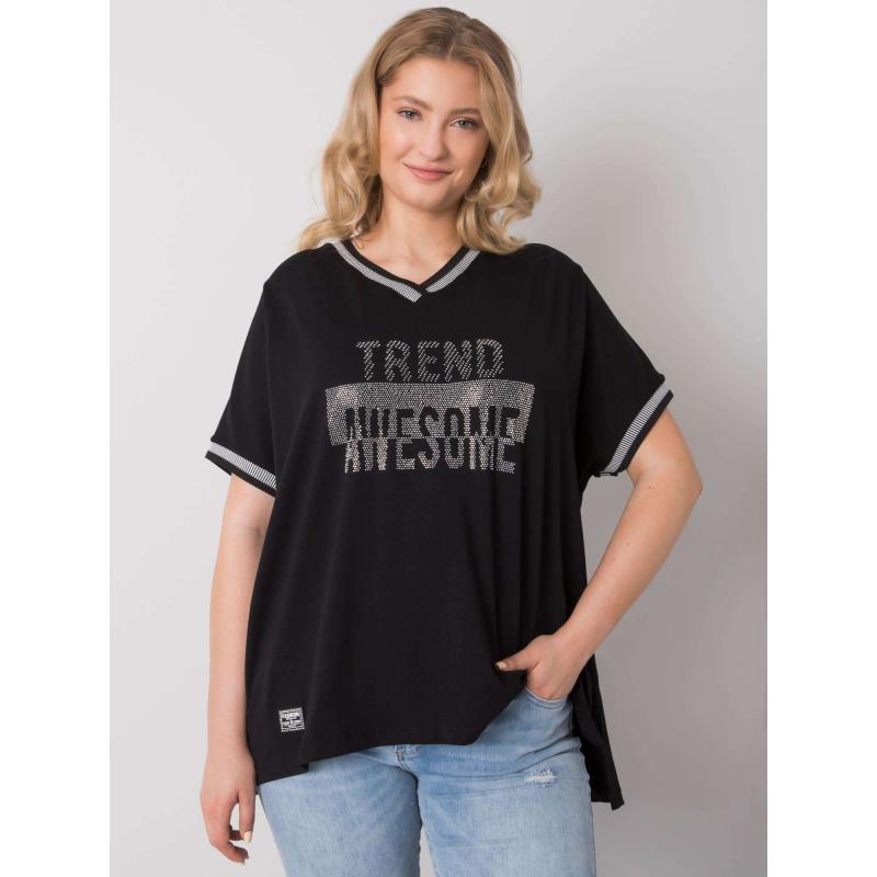 Dámská halenka plus size BILLI černá