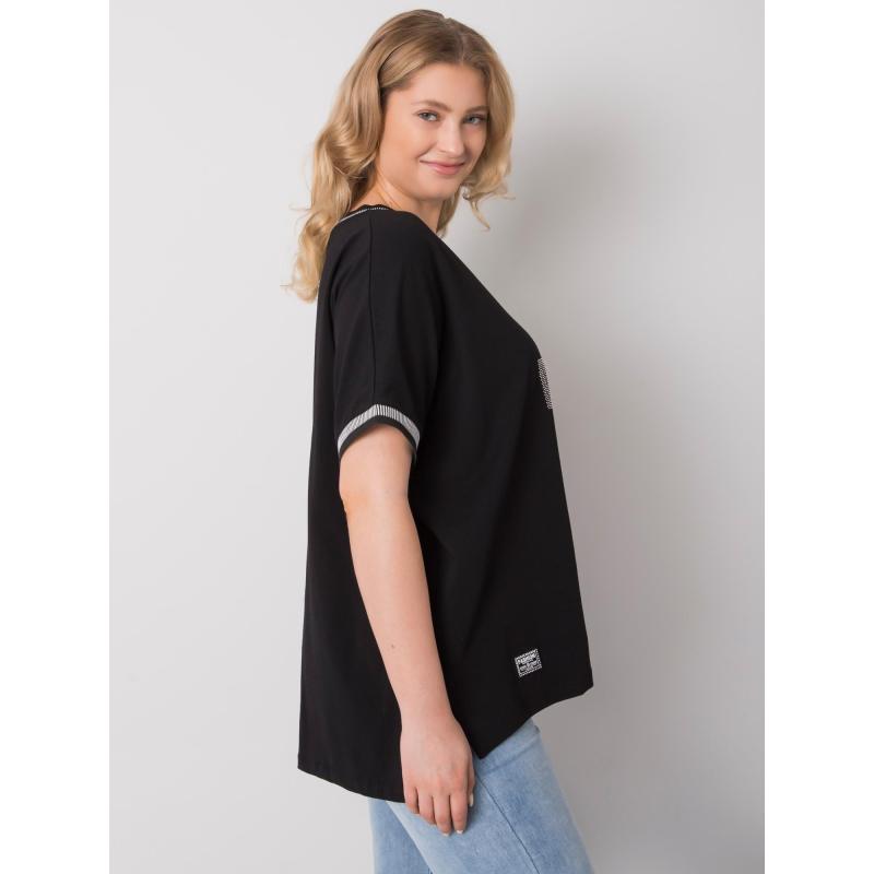 Dámská halenka plus size BILLI černá