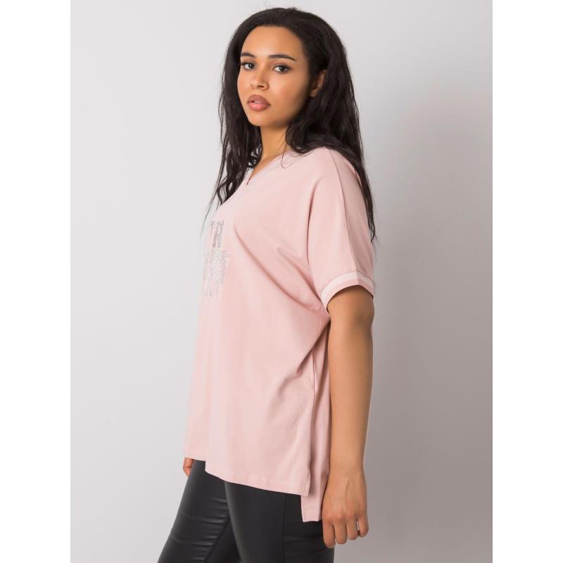 Dámská halenka plus size BILLI růžová