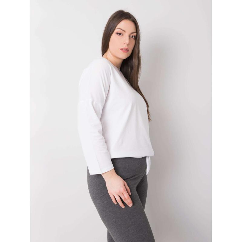 Dámská halenka plus size SANDY bílá