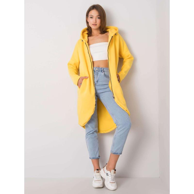 Dámska mikina Tina RUE PARIS žltá