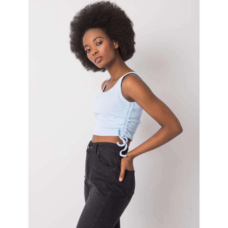 Női top Loretta RUE PARIS világoskék