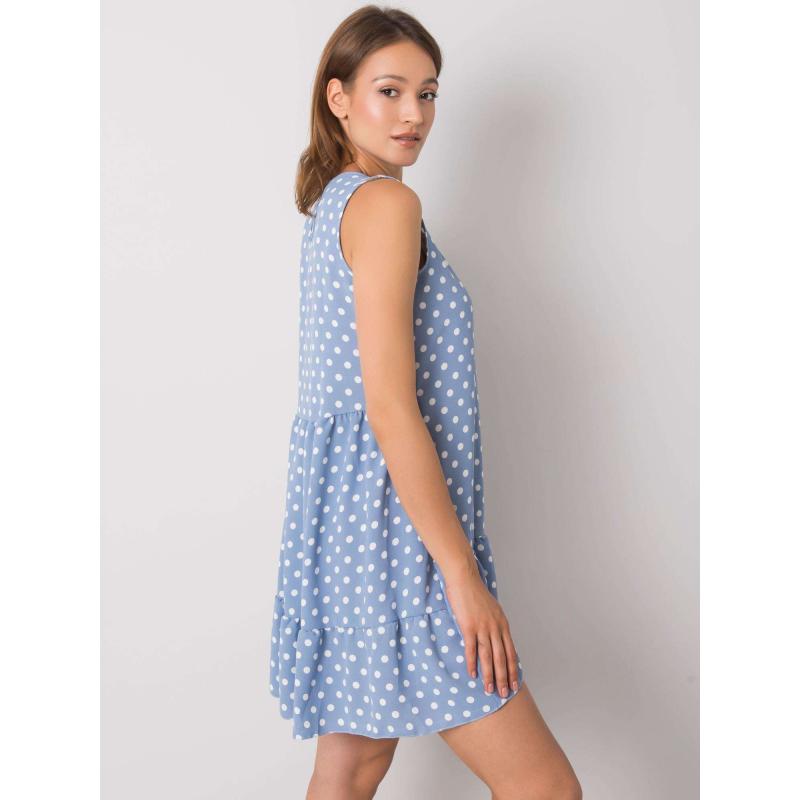 Női Nicollete kockás ruha RUE PARIS kék