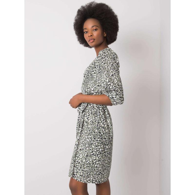 Dámské šaty s potisky JIANNA zelené