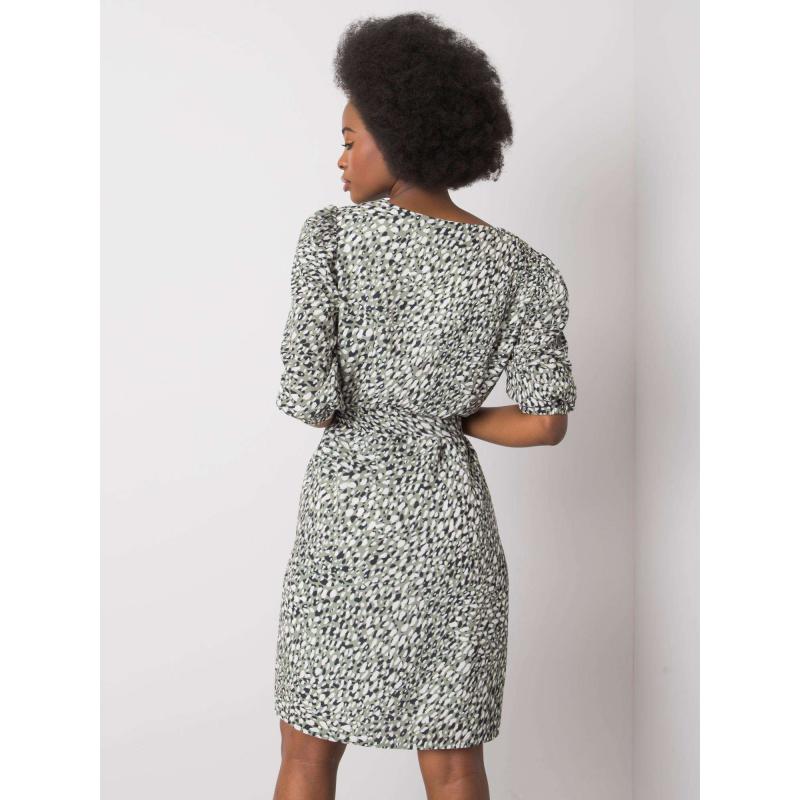 Dámské šaty s potisky JIANNA zelené