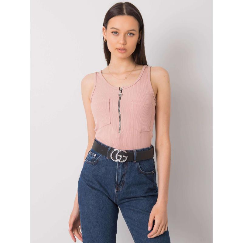 Dámský top s kapsami ROSALIND špinavě růžový 