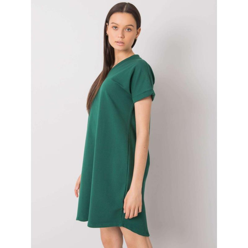 Dámské šaty Tillie RUE PARIS tmavě zelené 