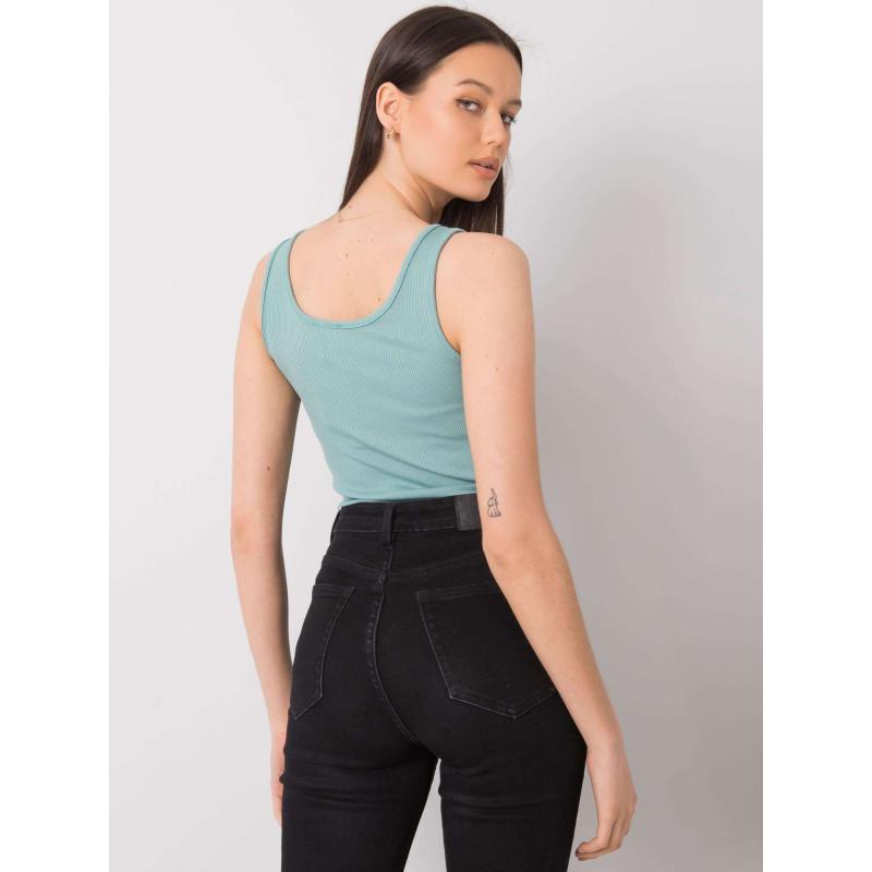 Dámský top Rosalind s kapsami mátový 