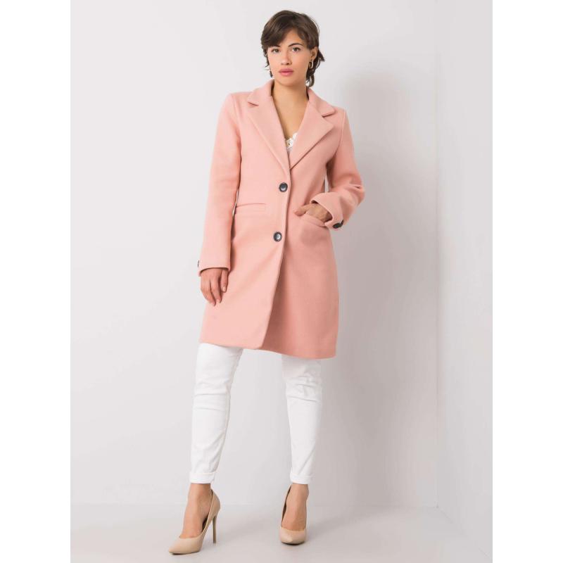 Női kabát DALIDA piszkos rózsaszín