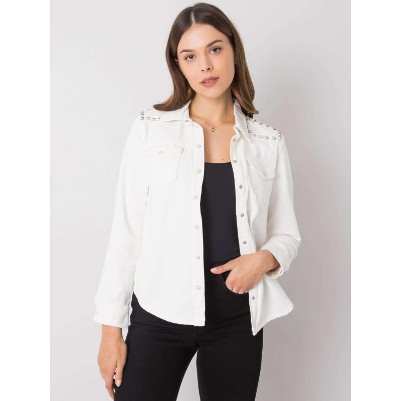 Dámská košile džínová ANNEKA bílá 
