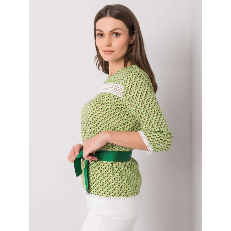 Dámská halenka vzorovaná IFRAH zelená