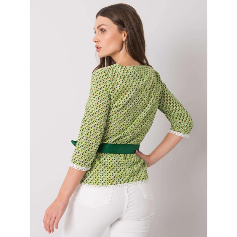 Dámská halenka vzorovaná IFRAH zelená