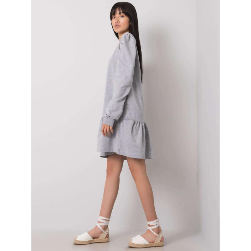 Női fodros ruha NEAH szürke