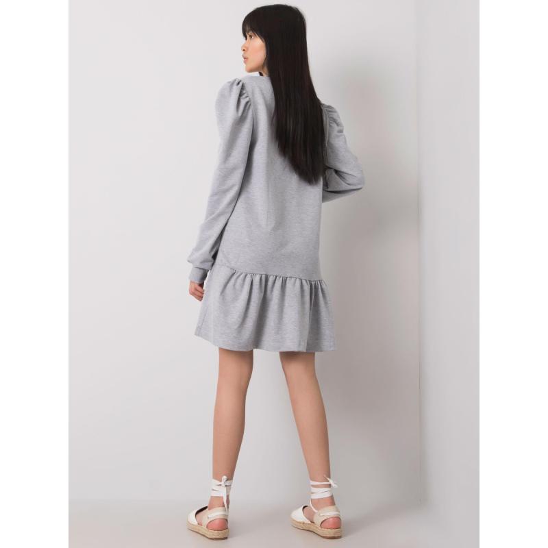Női fodros ruha NEAH szürke