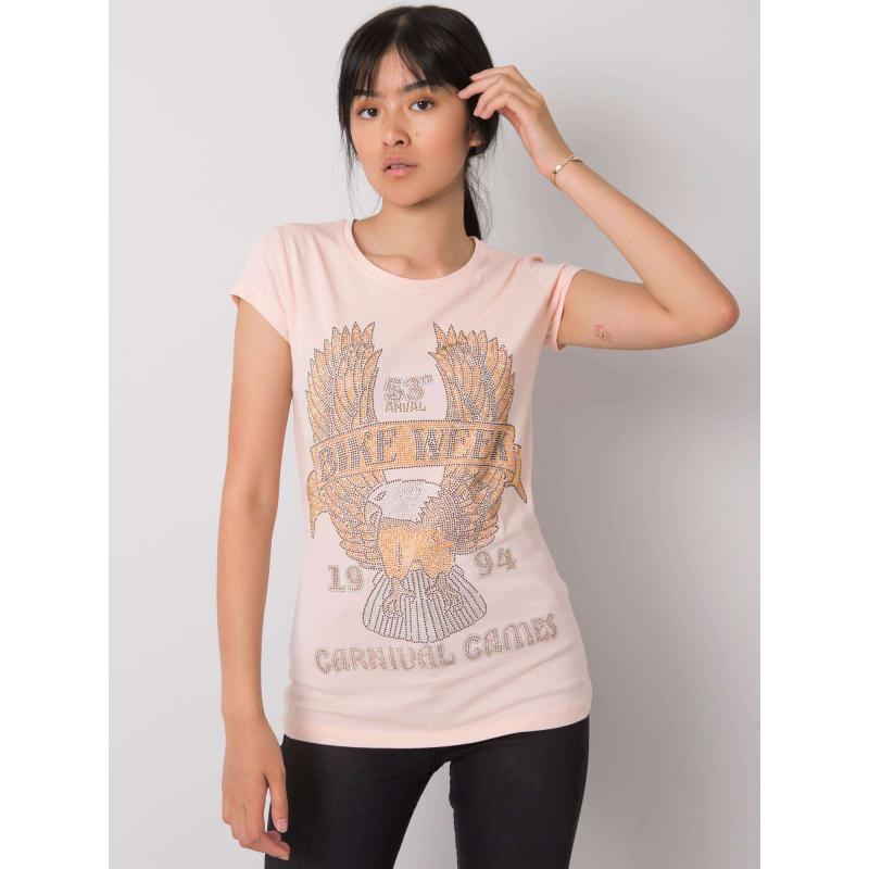 Dámské tričko HALEY světle růžové 