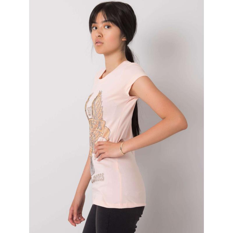 Dámské tričko HALEY světle růžové 