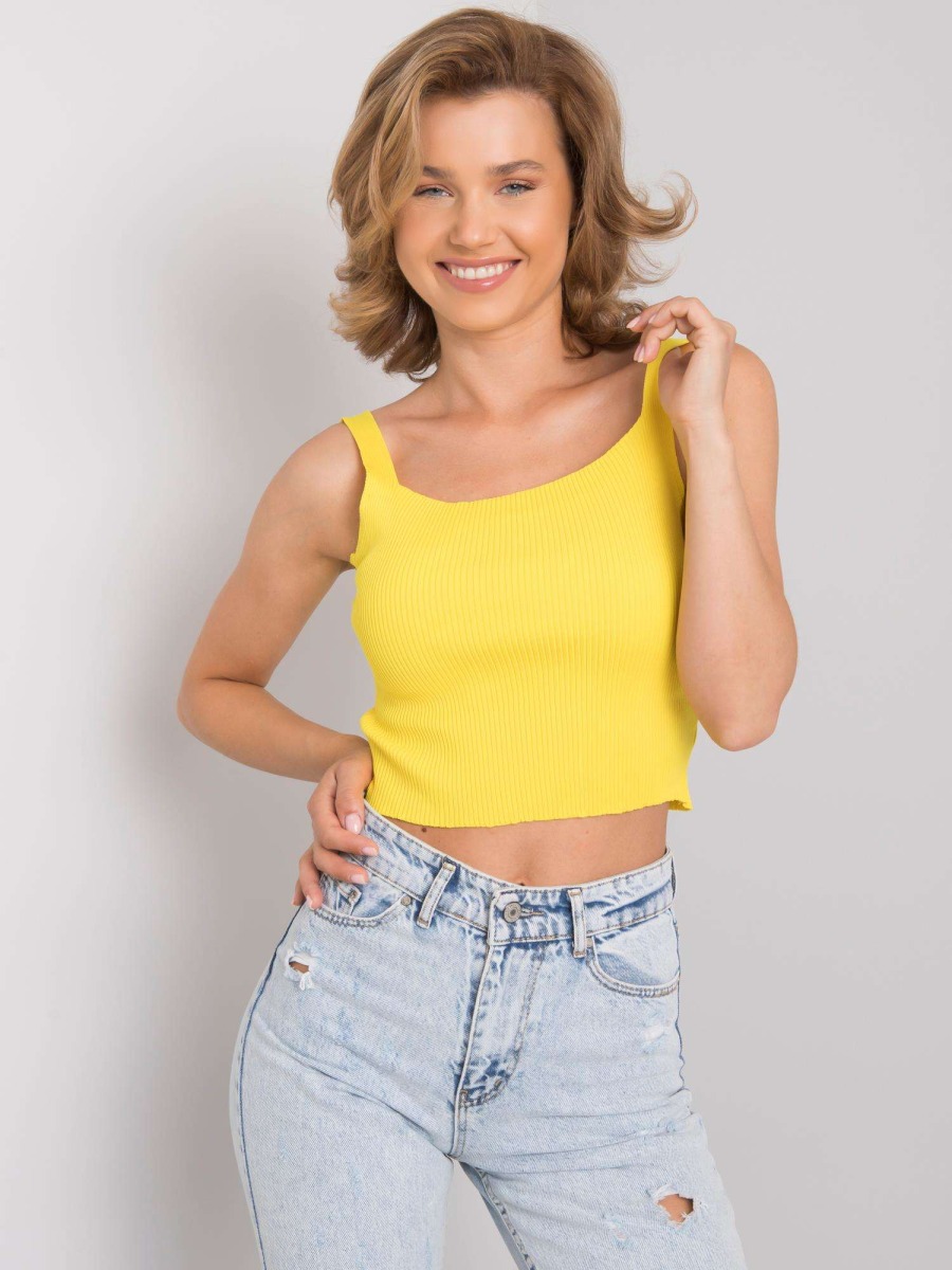 Dámský top DJOELLE žlutý 